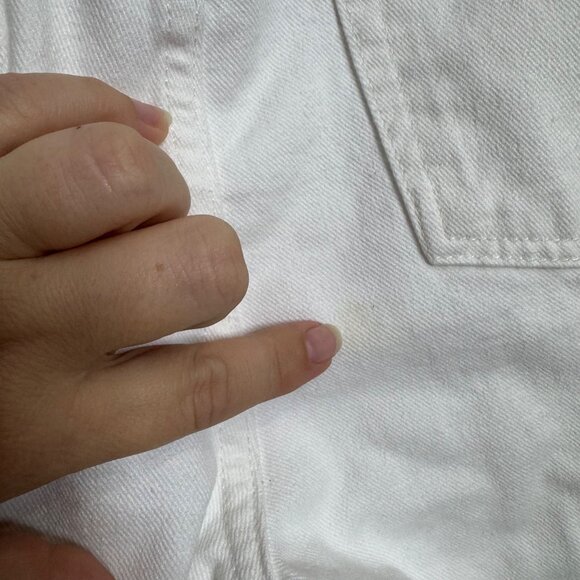 WE THE FREE x free people maggie mid rise straight jeans in white size 31 - Picture 8 of 11